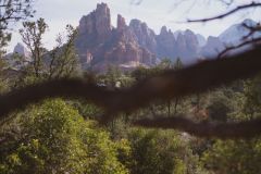 REed Rock View from Hiking Trail at Arabella  575x582 - Hiking Trail  575x582