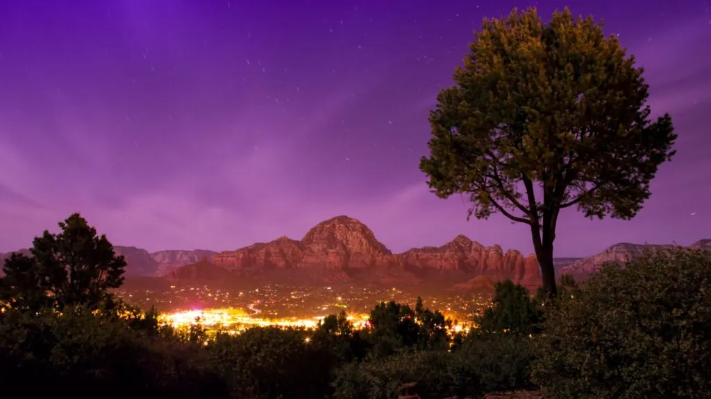 vortex in the sedona skyline
